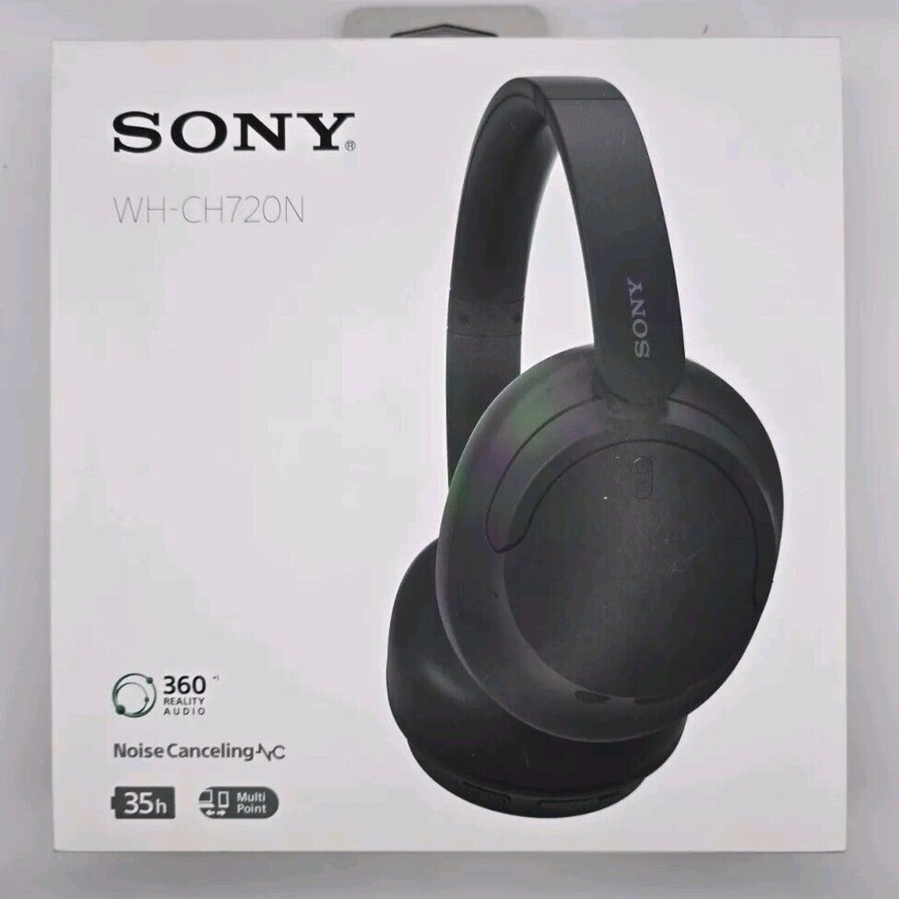 NWT Sony - WHCH720N Wireless Noise Canceling Headphones - Black
